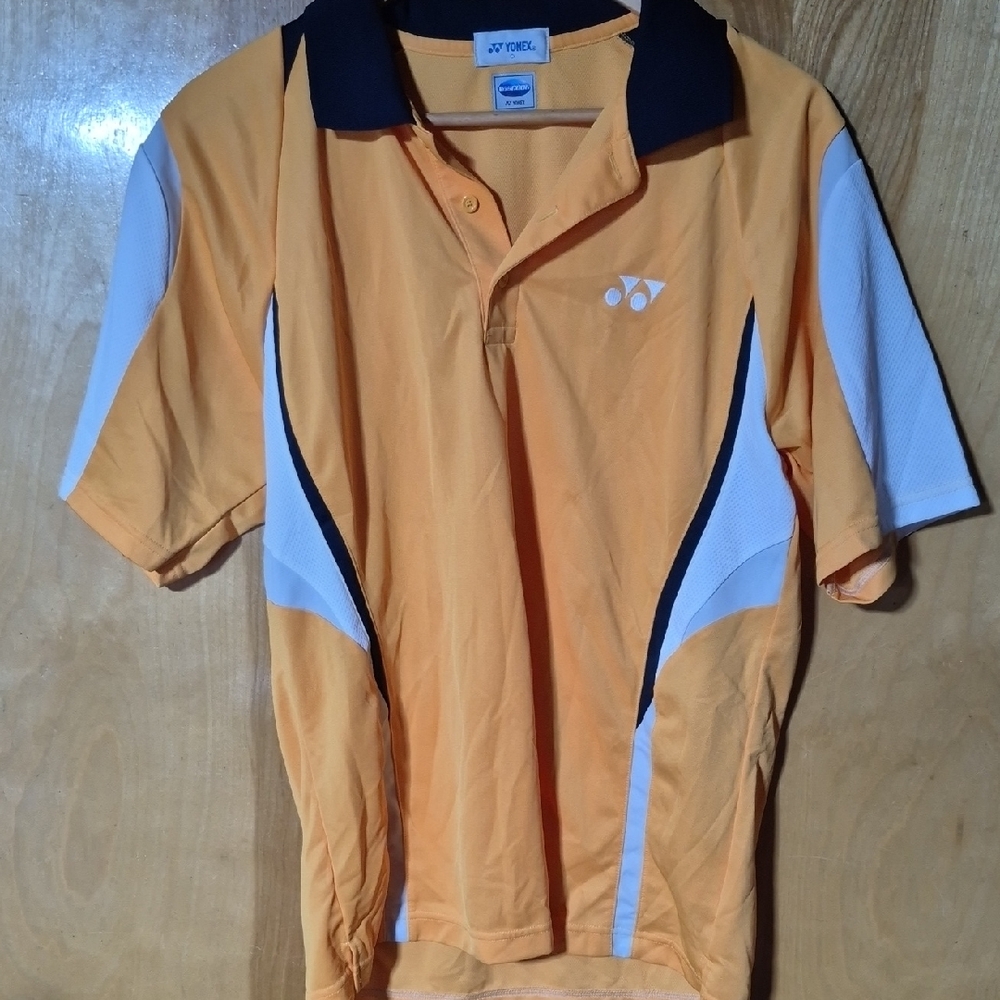 Onex Men’s Orange Polo with White & Black Accents